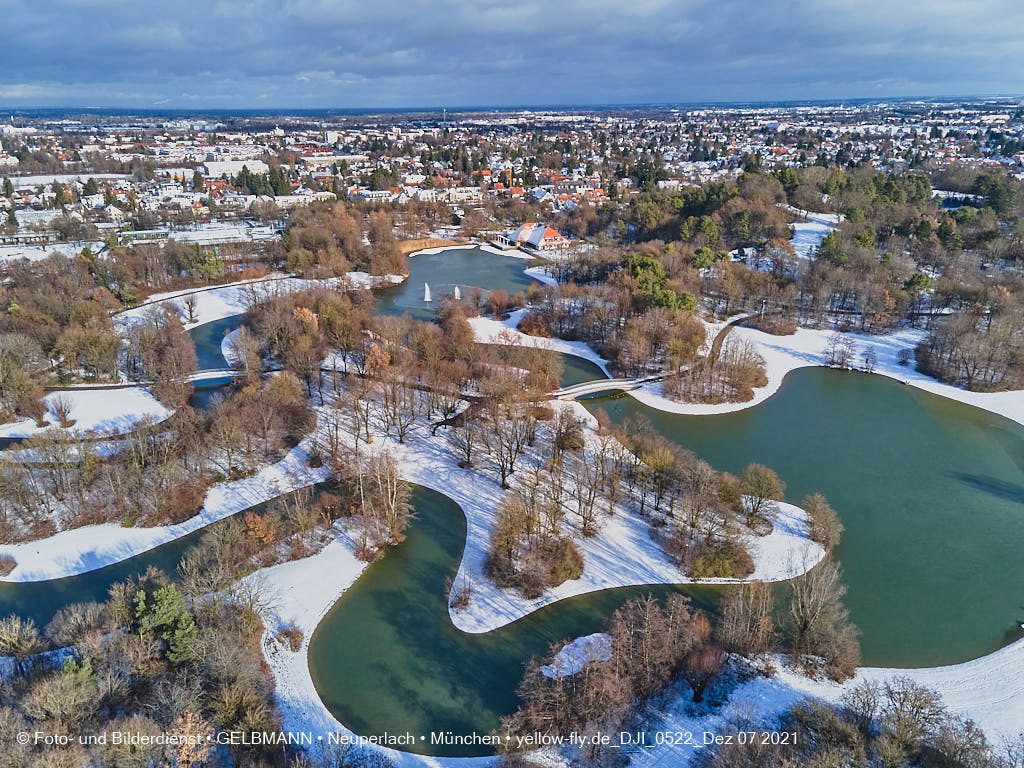 07.12.2021 -Der Ostparksee im Dezember 2021 in Neuperlach