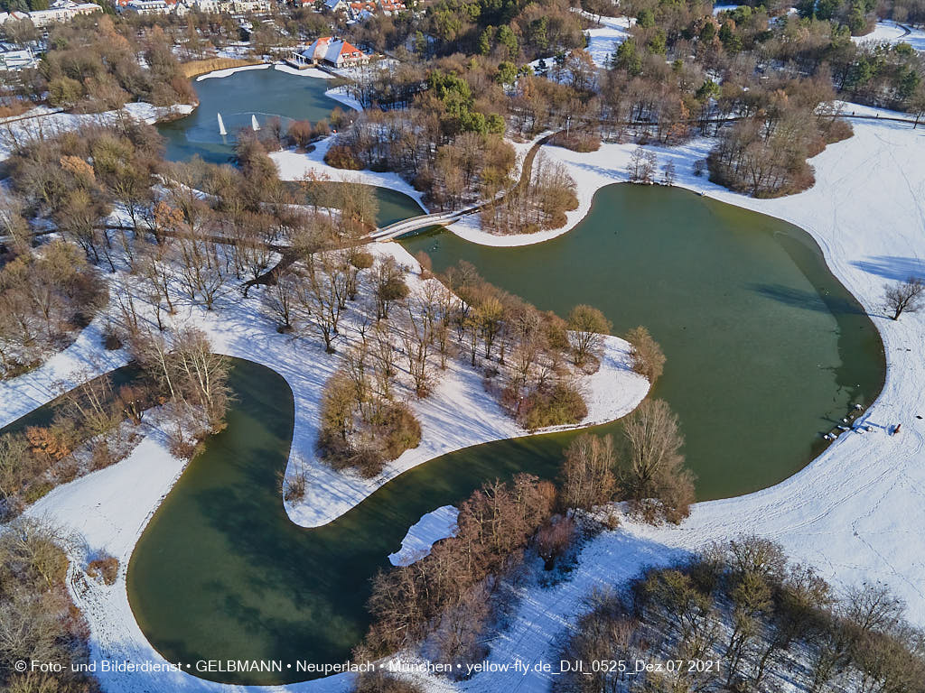 07.12.2021 -Der Ostparksee im Dezember 2021 in Neuperlach