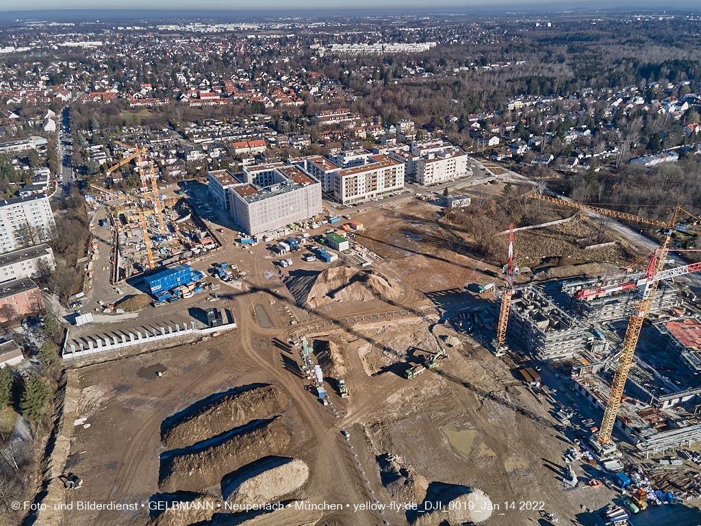 14.01.2022 - Baustelle Alexisquartier nach der Weihnachtspause