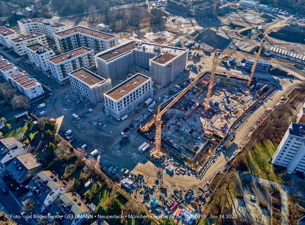 14.01.2022 - Baustelle Alexisquartier nach der Weihnachtspause