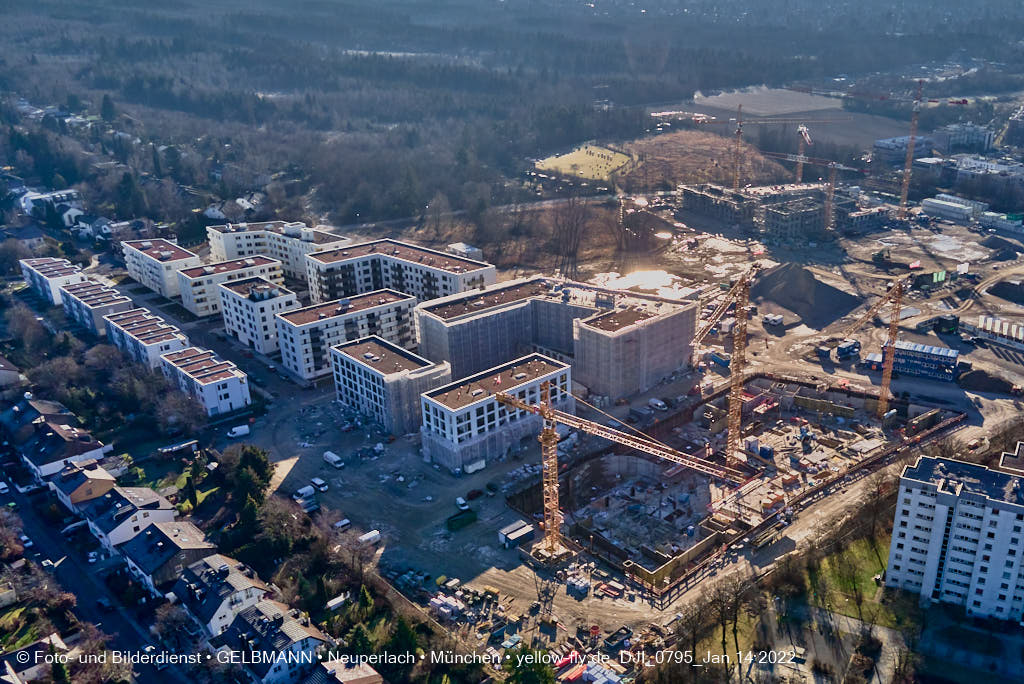 14.01.2022 - Baustelle Alexisquartier nach der Weihnachtspause
