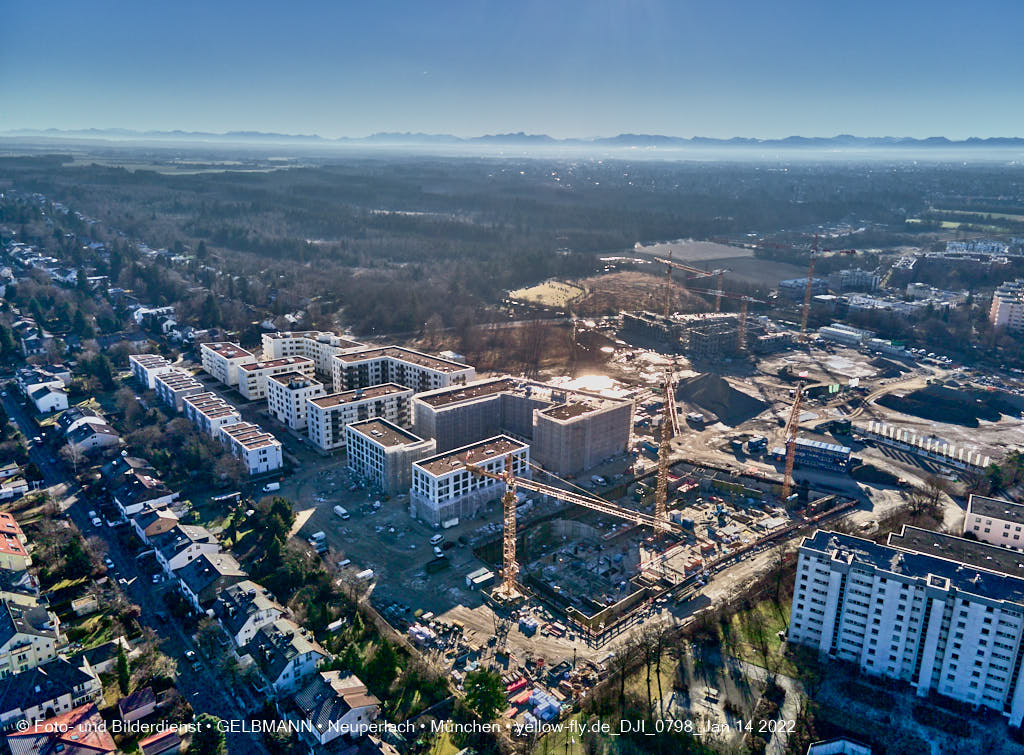14.01.2022 - Baustelle Alexisquartier nach der Weihnachtspause