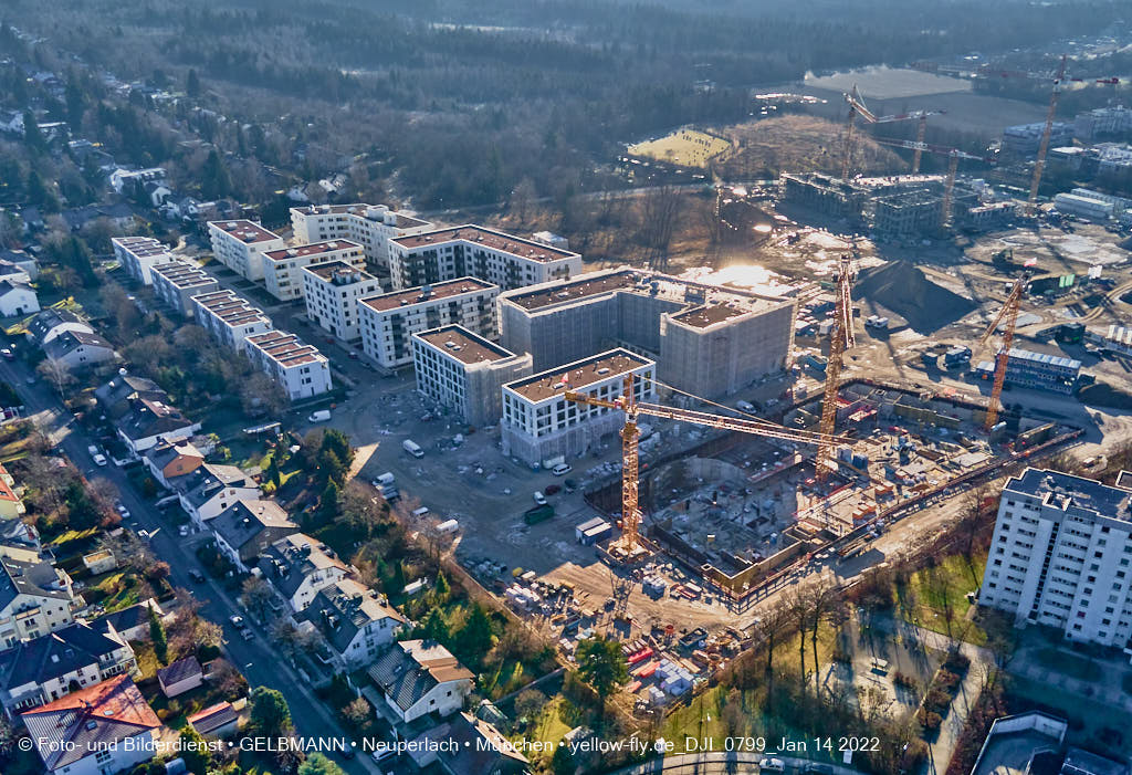 14.01.2022 - Baustelle Alexisquartier nach der Weihnachtspause