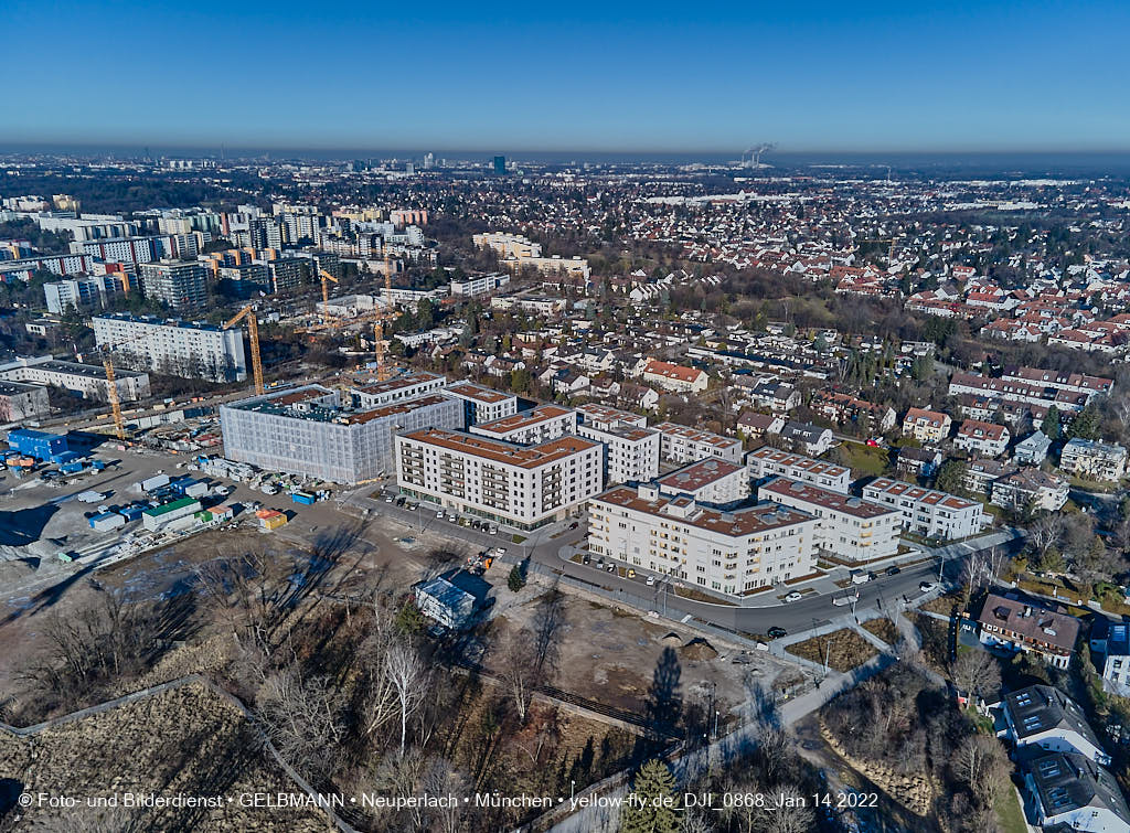 14.01.2022 - Baustelle Alexisquartier nach der Weihnachtspause