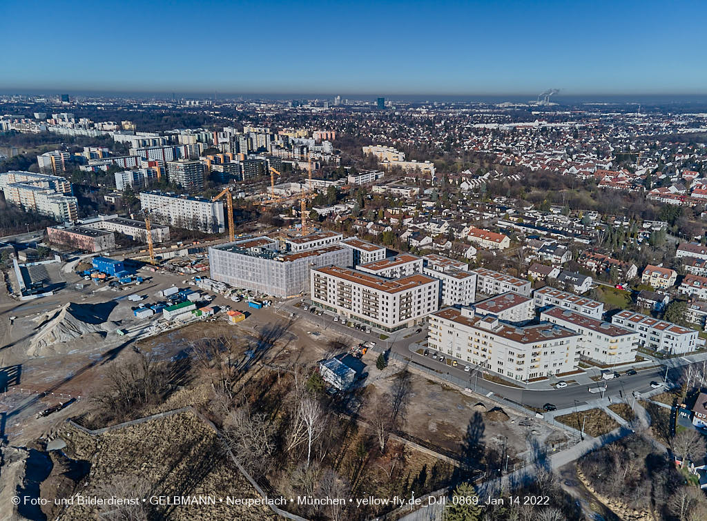14.01.2022 - Baustelle Alexisquartier nach der Weihnachtspause