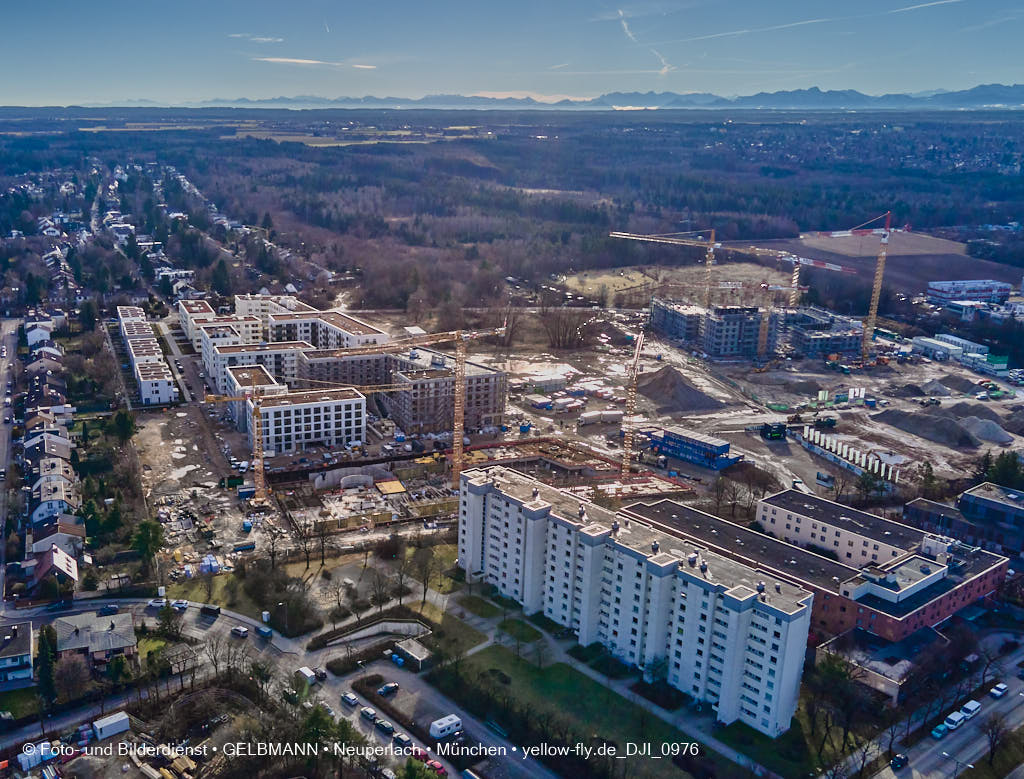 09.02.2022 - Baustelle Alexisquartier in Neuperlach