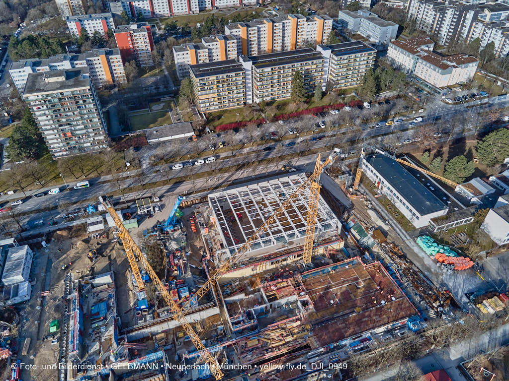 09.02.2022 - Baustelle Grundschule am Karl-Marx-Ring in Neuperlach