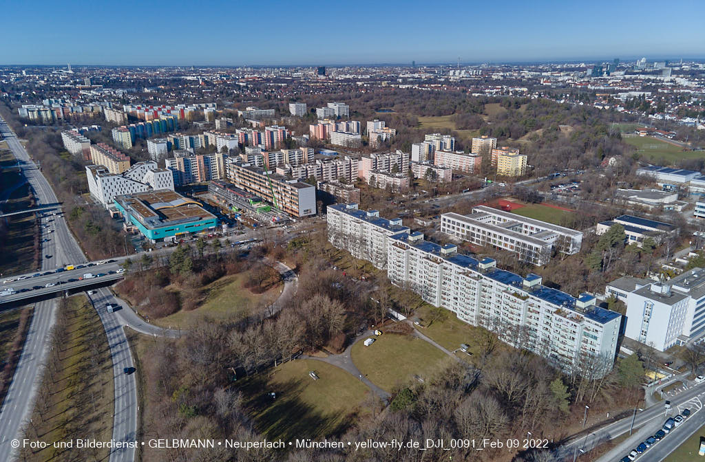 09.02.2022 - Baustelle Montessori Schule in Neuperlach