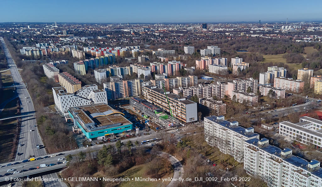 09.02.2022 - Baustelle Montessori Schule in Neuperlach