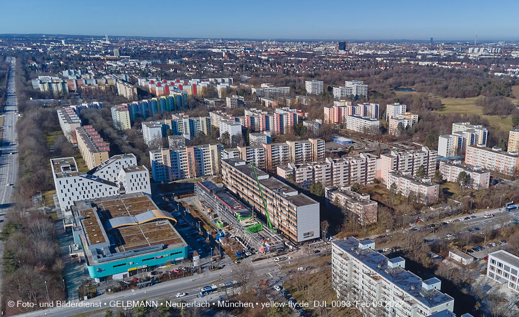 09.02.2022 - Baustelle Montessori Schule in Neuperlach