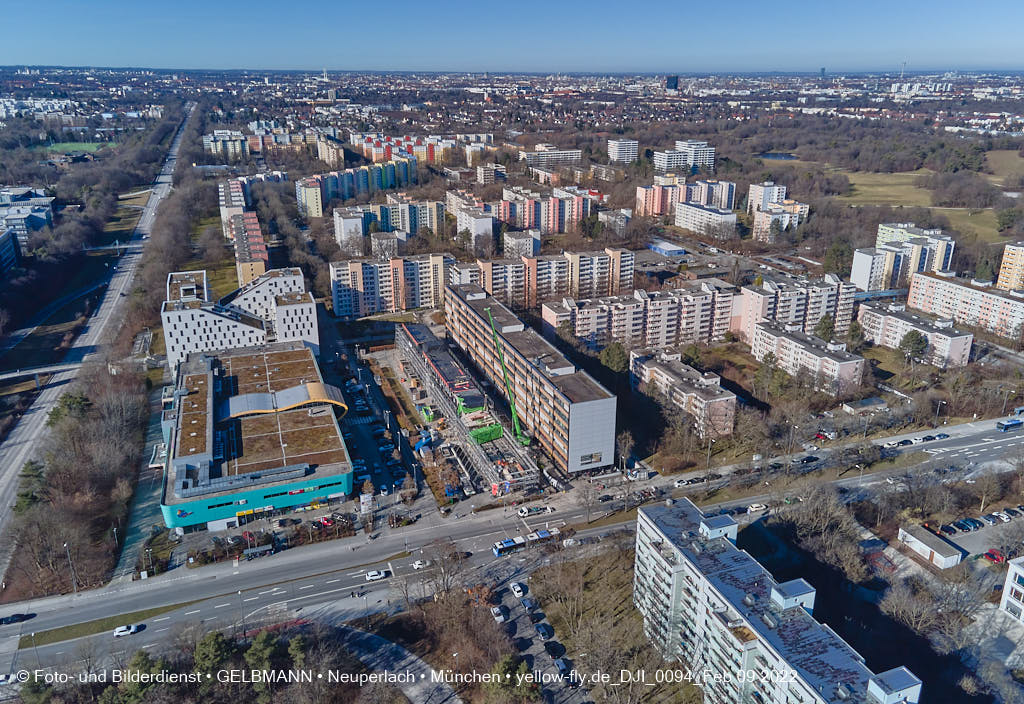 09.02.2022 - Baustelle Montessori Schule in Neuperlach