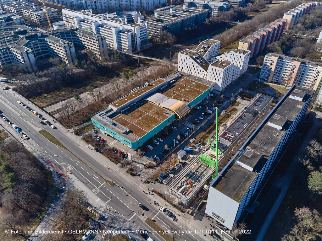 09.02.2022 - Baustelle Montessori Schule in Neuperlach