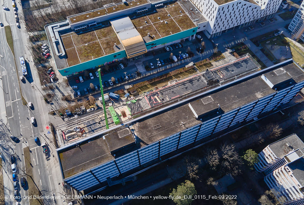 09.02.2022 - Baustelle Montessori Schule in Neuperlach