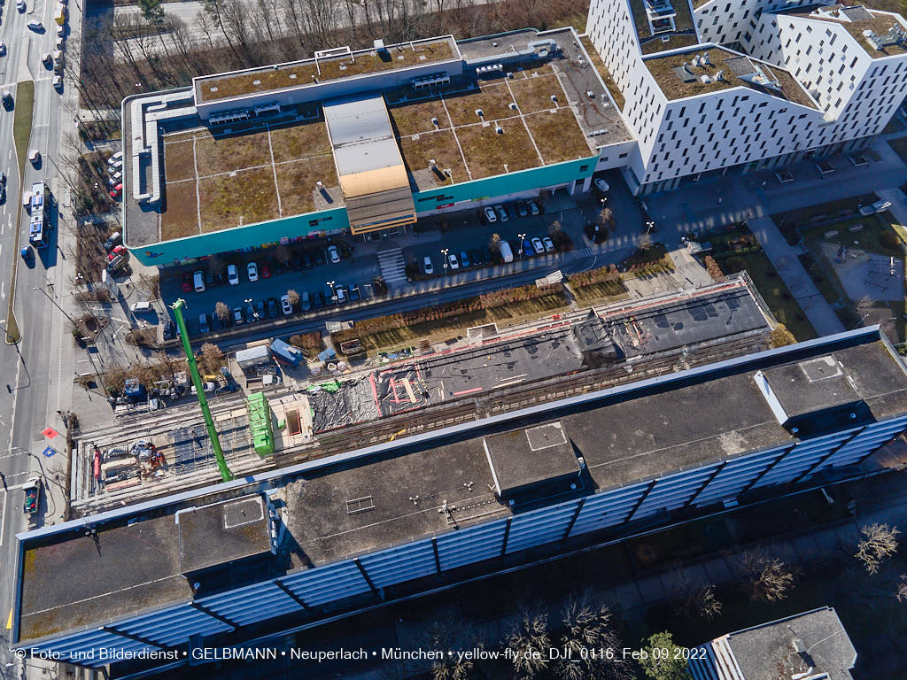09.02.2022 - Baustelle Montessori Schule in Neuperlach