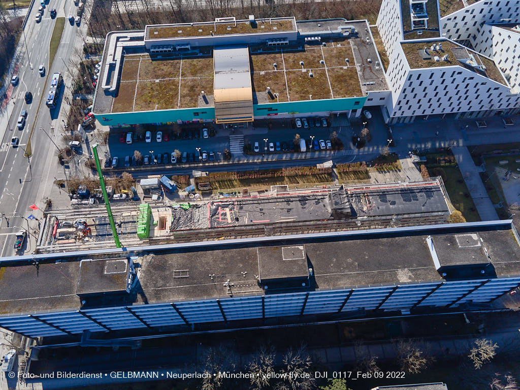 09.02.2022 - Baustelle Montessori Schule in Neuperlach