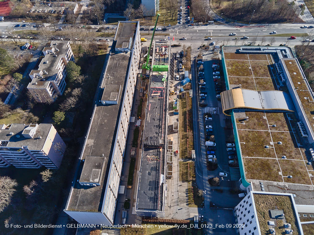 09.02.2022 - Baustelle Montessori Schule in Neuperlach