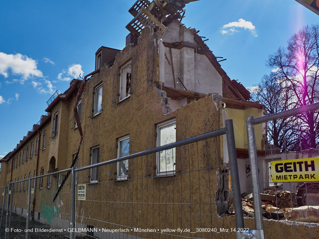 14.03.2022 - Abriss und Neubau der Maikäfersiedlung 