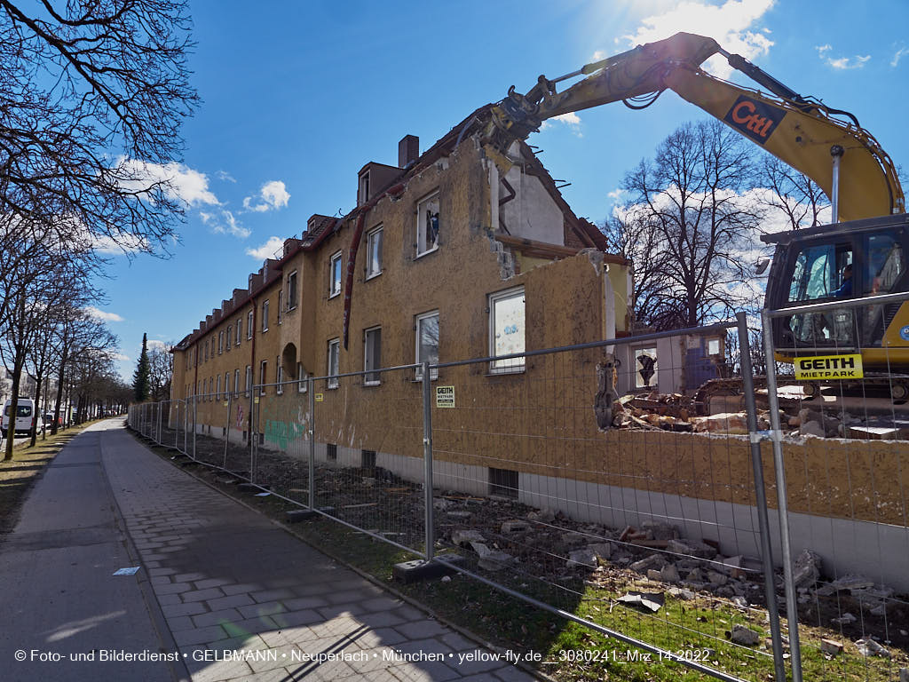 14.03.2022 - Abriss und Neubau der Maikäfersiedlung 