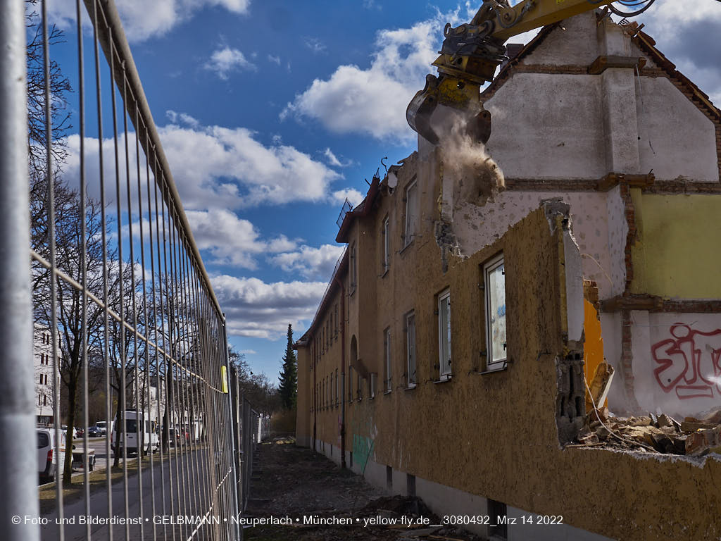 14.03.2022 - Abriss und Neubau der Maikäfersiedlung 