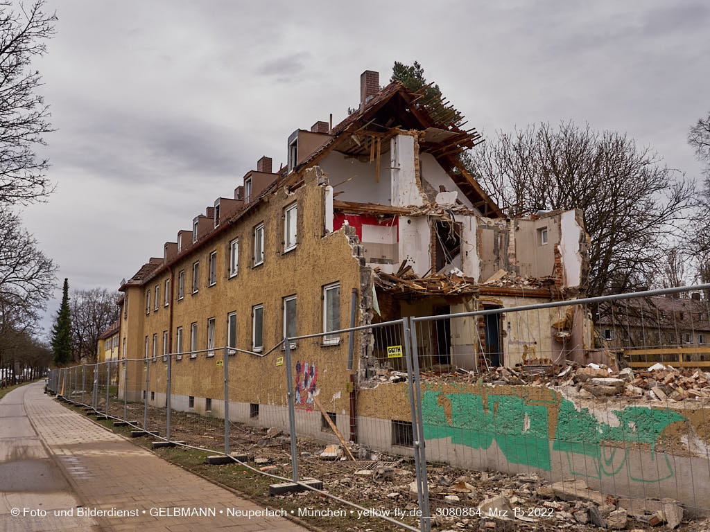 15.03.2022 - Abriss und Neubau der Maikäfersiedlung 