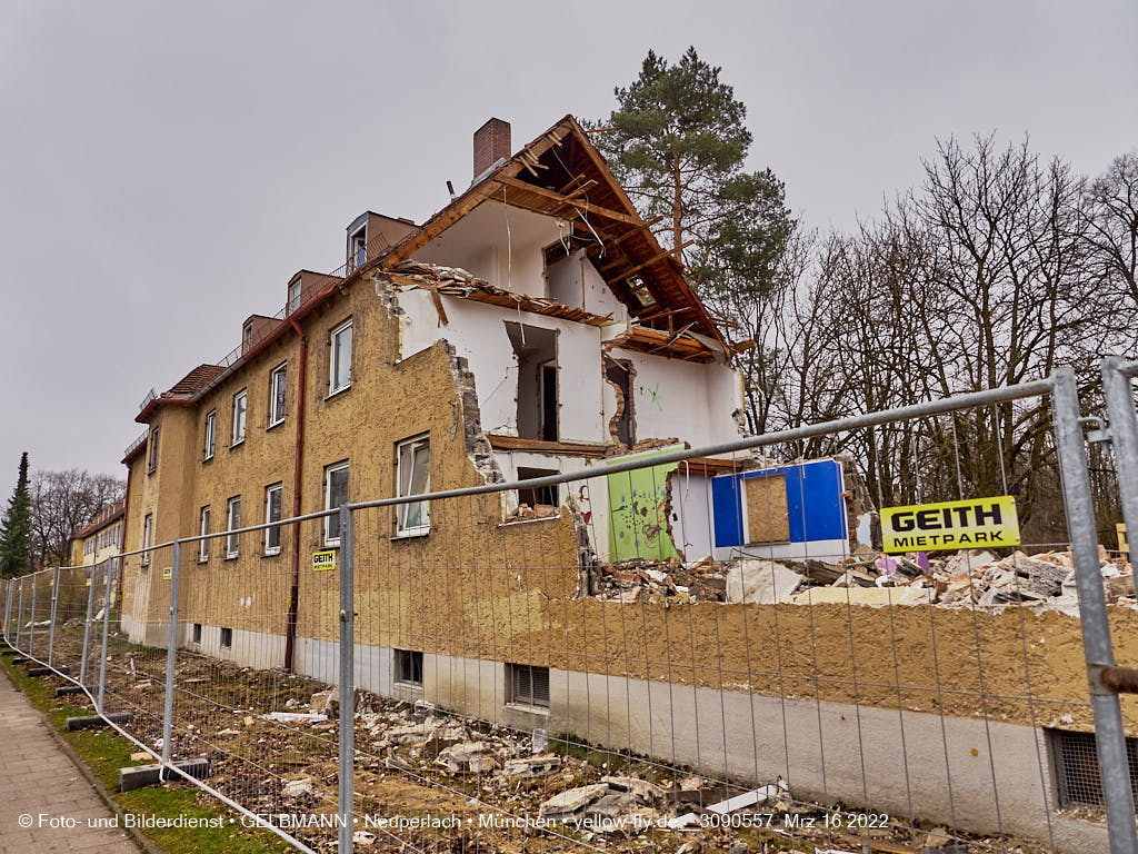 16.03.2022 - Abriss und Neubau der Maikäfersiedlung 
