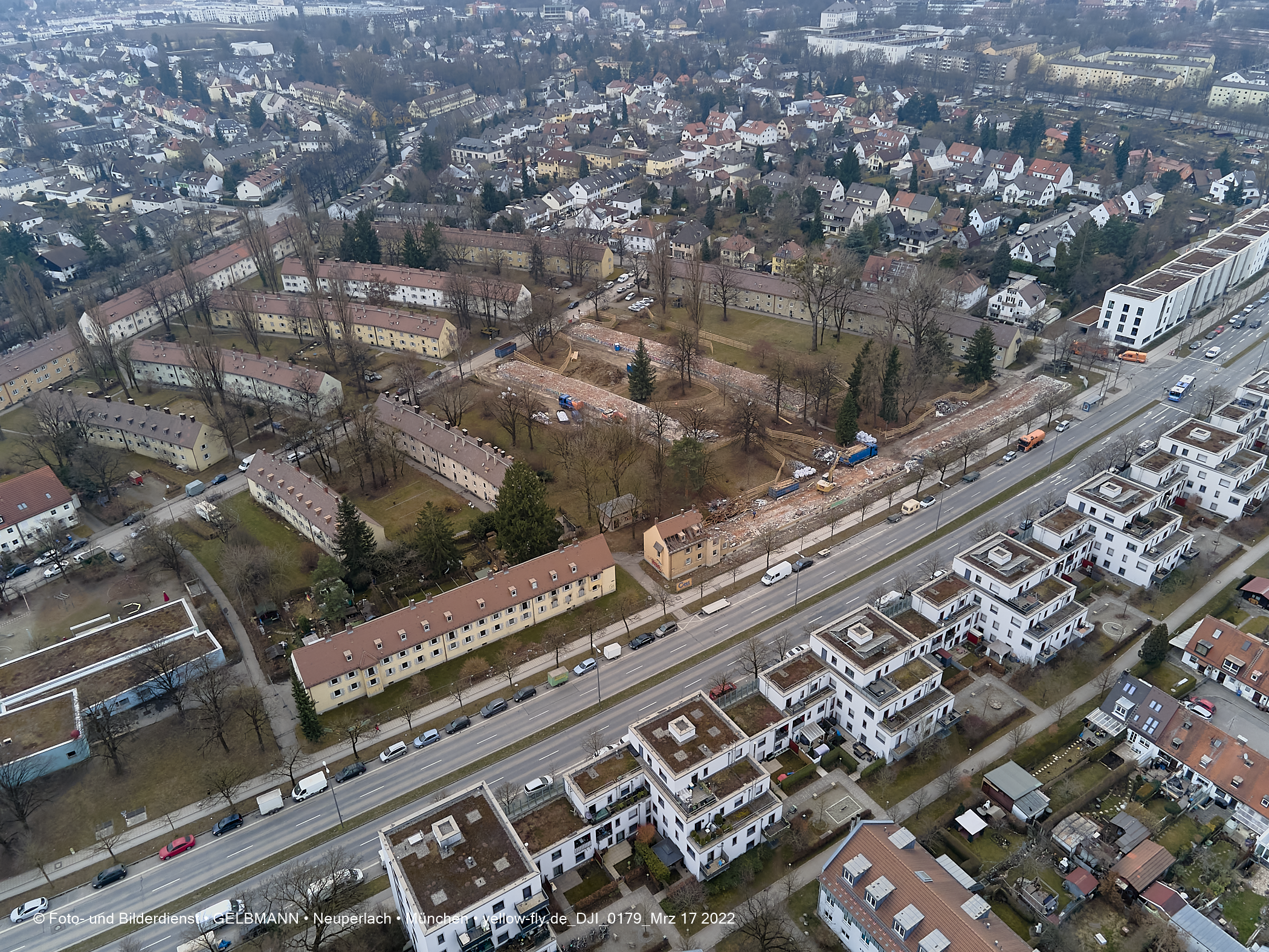 17.03.2022 - Abriss und Neubau der Maikäfersiedlung 