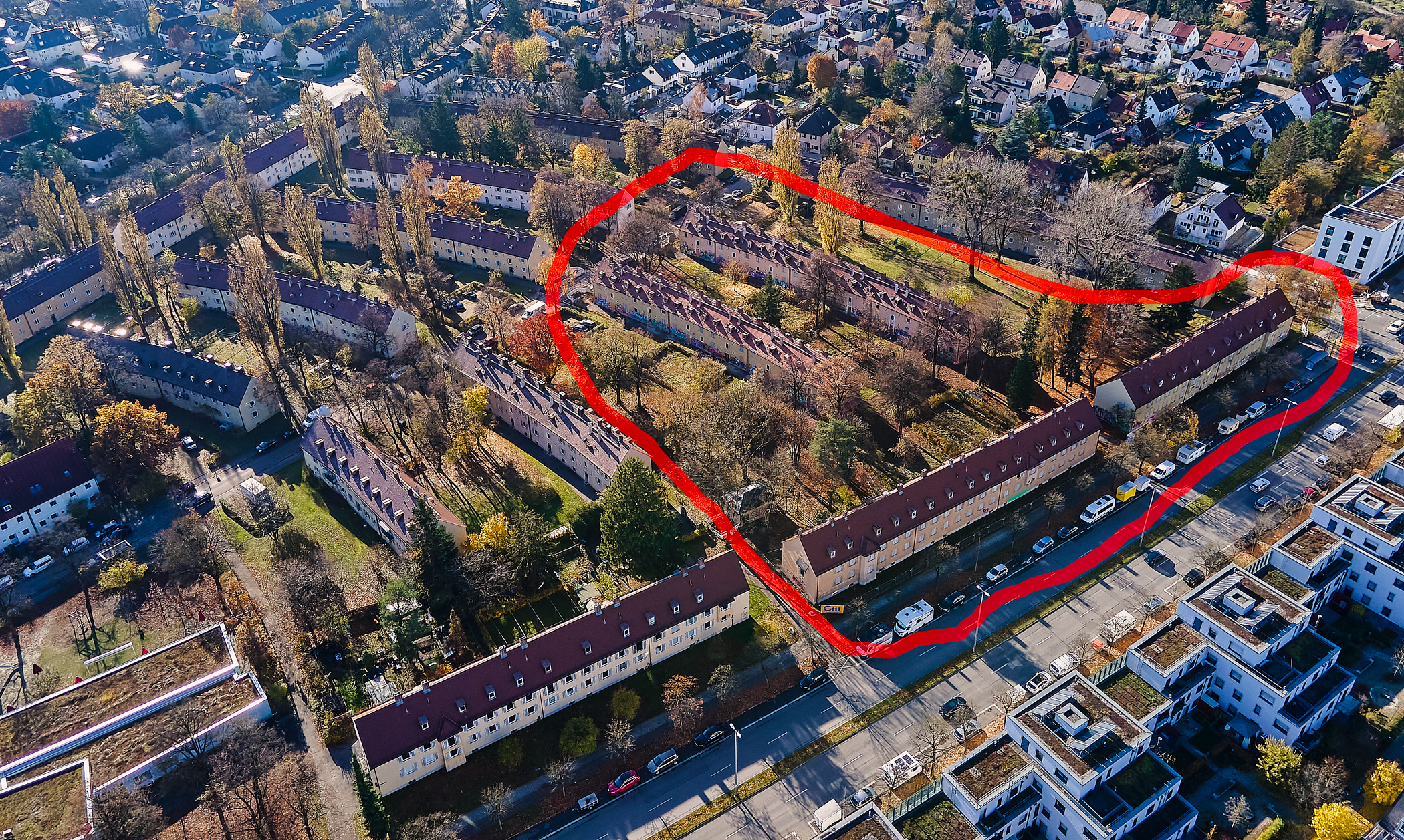 17.03.2022 - Abriss und Neubau der Maikäfersiedlung 