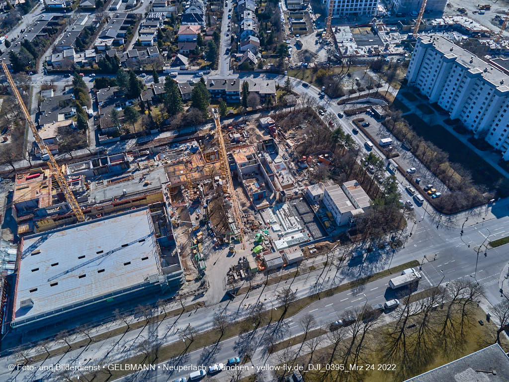 24.03.2022 - Baustelle zur Grundschule am Karl-Marx-Ring