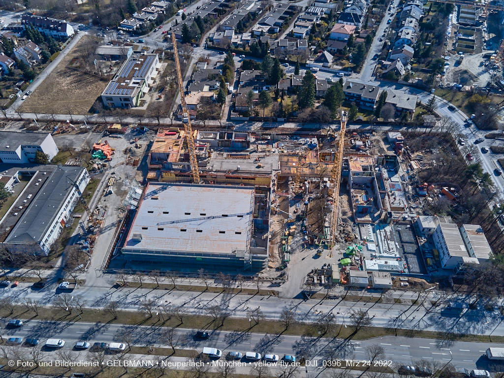 24.03.2022 - Baustelle zur Grundschule am Karl-Marx-Ring
