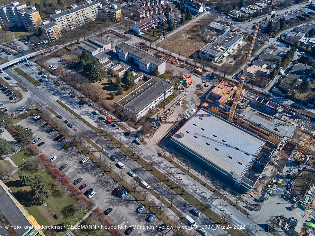 24.03.2022 - Baustelle zur Grundschule am Karl-Marx-Ring