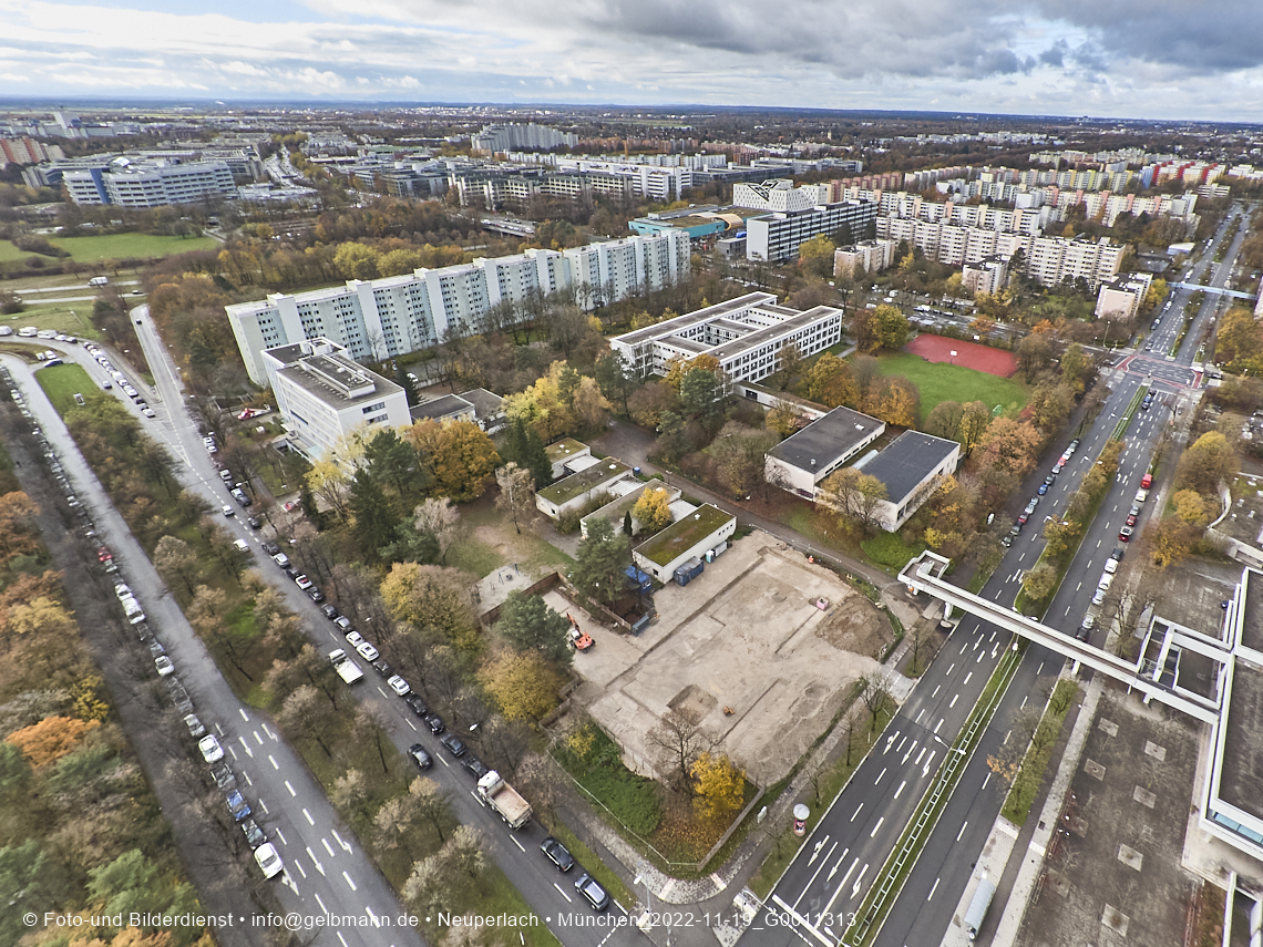 19.11.2022 - Neubau des Haus für Kinder Gebäude in Neuperlach