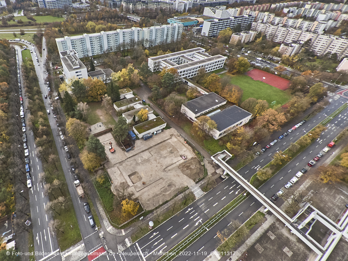 19.11.2022 - Neubau des Haus für Kinder Gebäude in Neuperlach