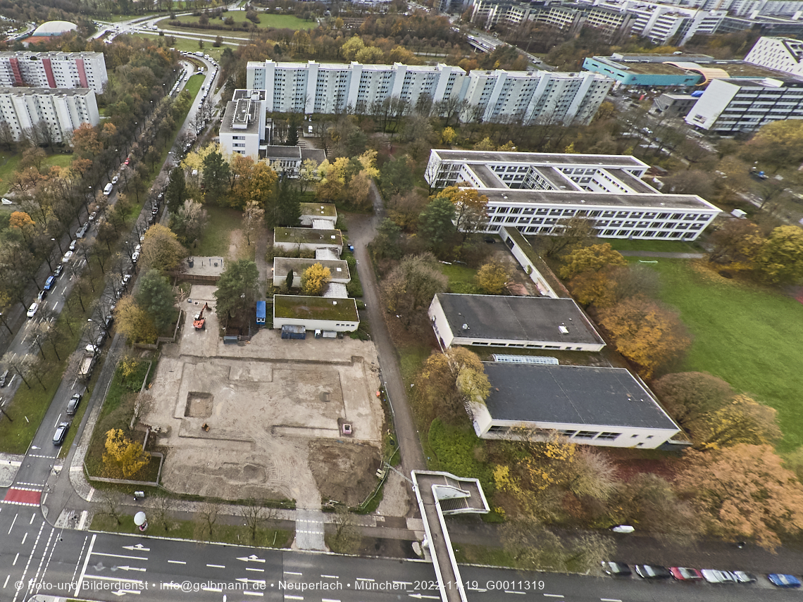 19.11.2022 - Neubau des Haus für Kinder Gebäude in Neuperlach
