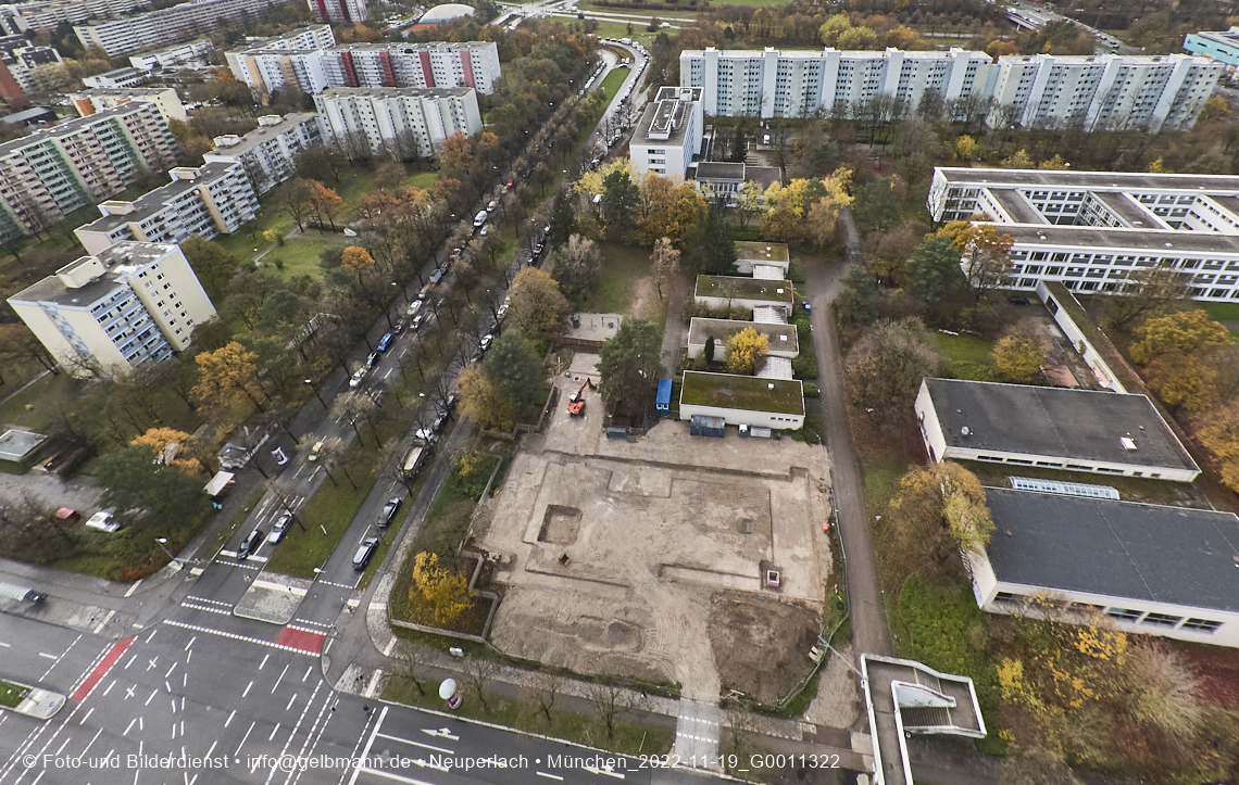 19.11.2022 - Neubau des Haus für Kinder Gebäude in Neuperlach
