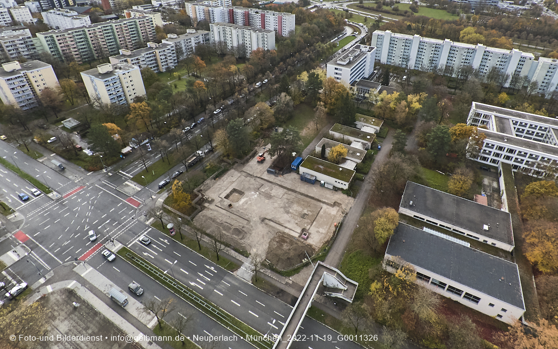 19.11.2022 - Neubau des Haus für Kinder Gebäude in Neuperlach