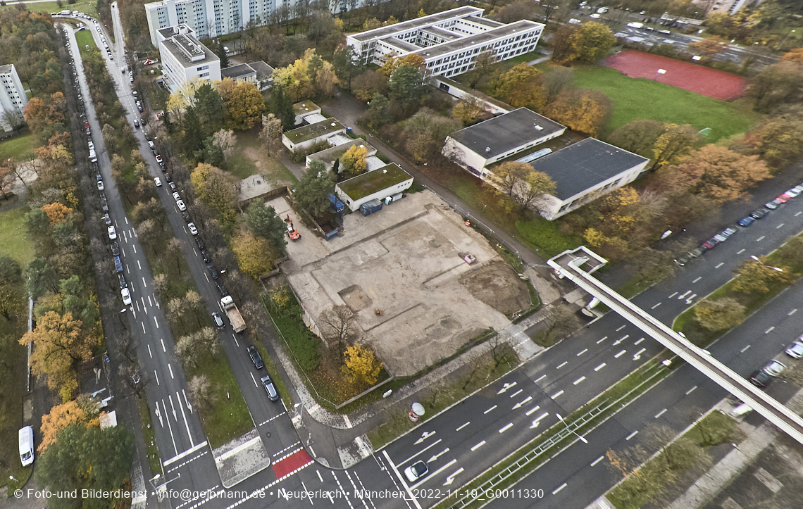19.11.2022 - Neubau des Haus für Kinder Gebäude in Neuperlach