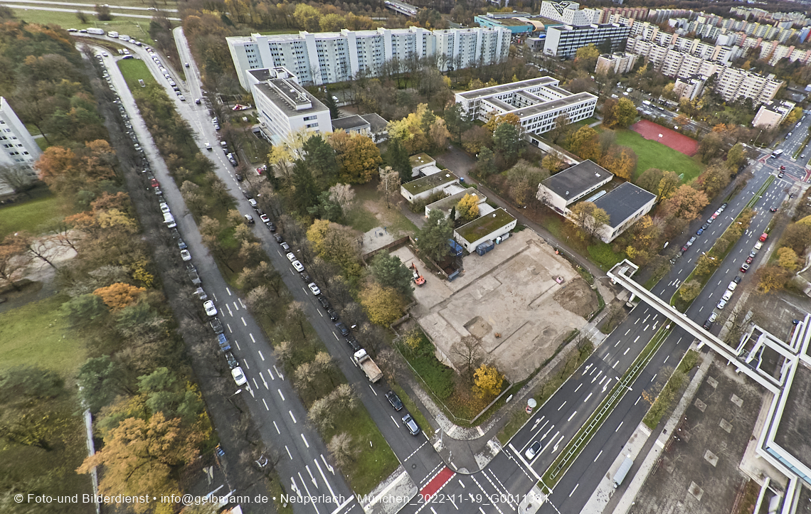 19.11.2022 - Neubau des Haus für Kinder Gebäude in Neuperlach