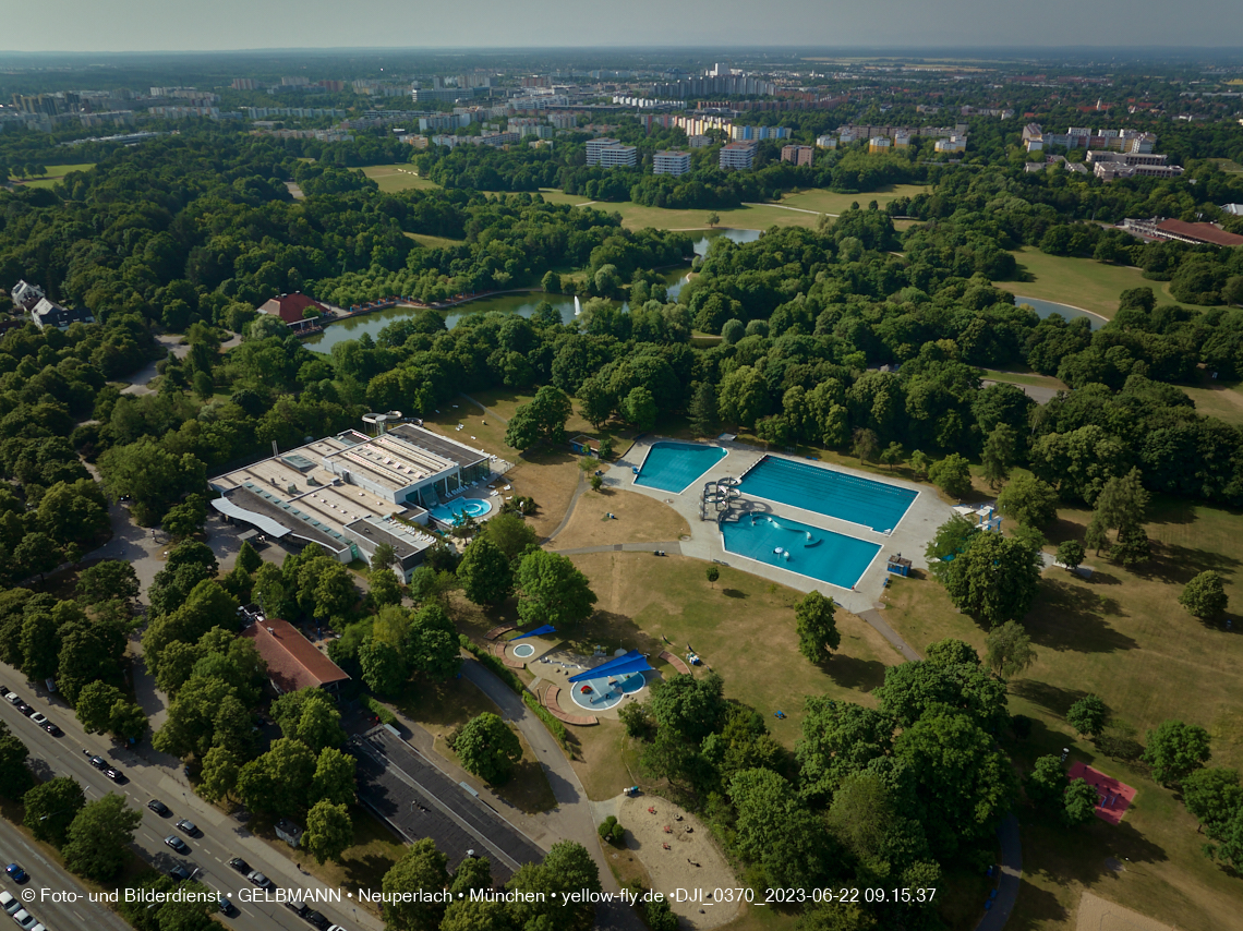 22.06.2023 - Baustelle Geothermie im Michaelibad in Berg am Laim und Neuperlach