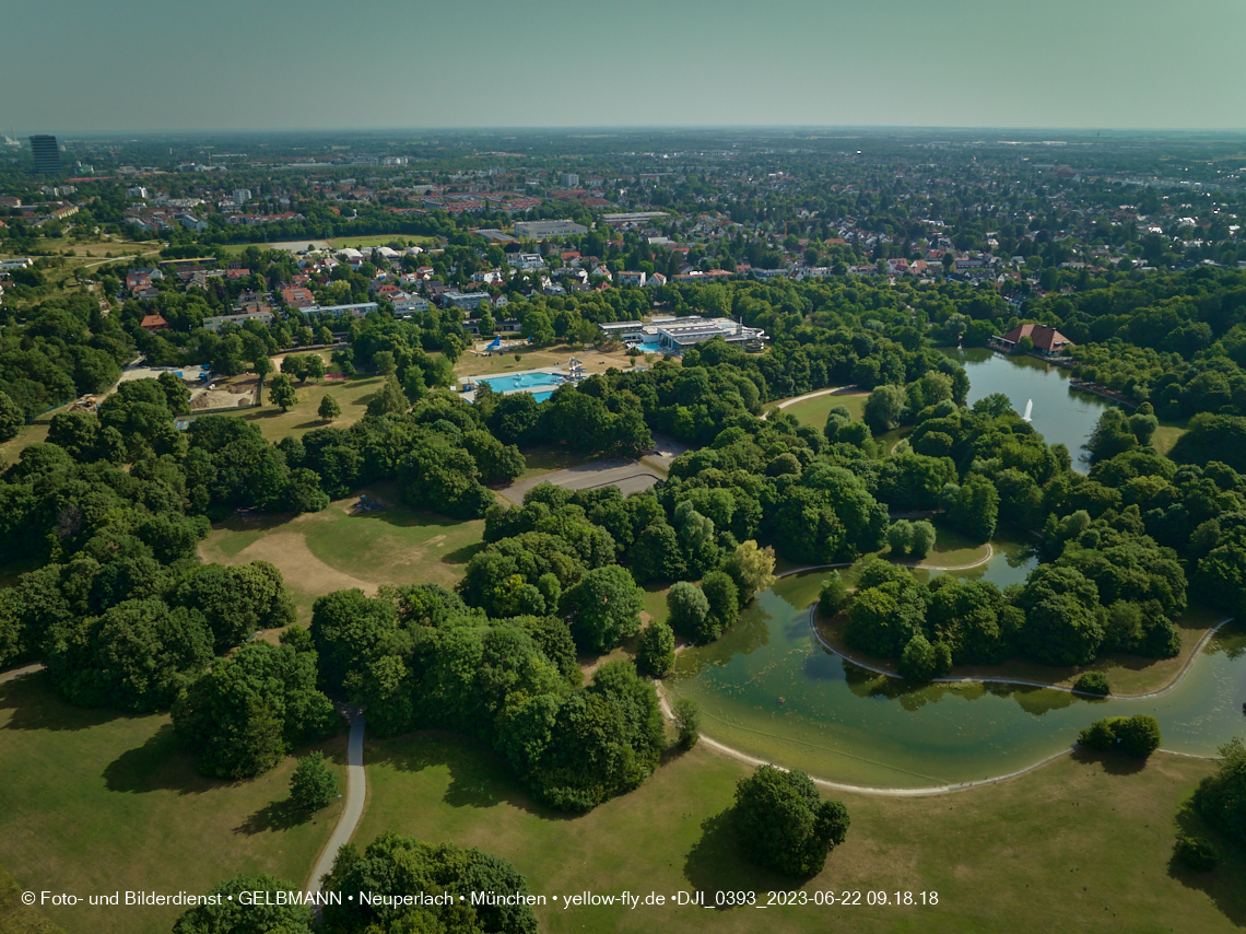 22.06.2023 - Baustelle Geothermie im Michaelibad in Berg am Laim und Neuperlach