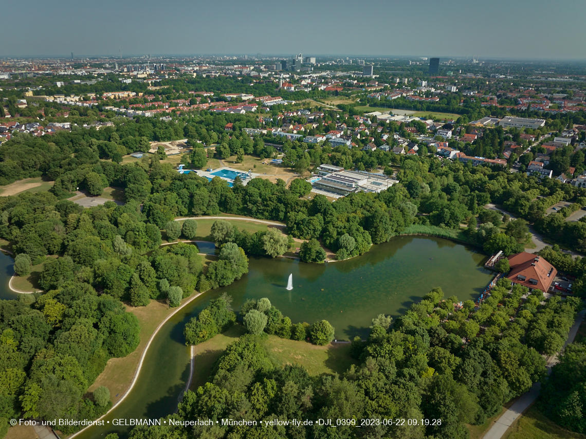 22.06.2023 - Baustelle Geothermie im Michaelibad in Berg am Laim und Neuperlach