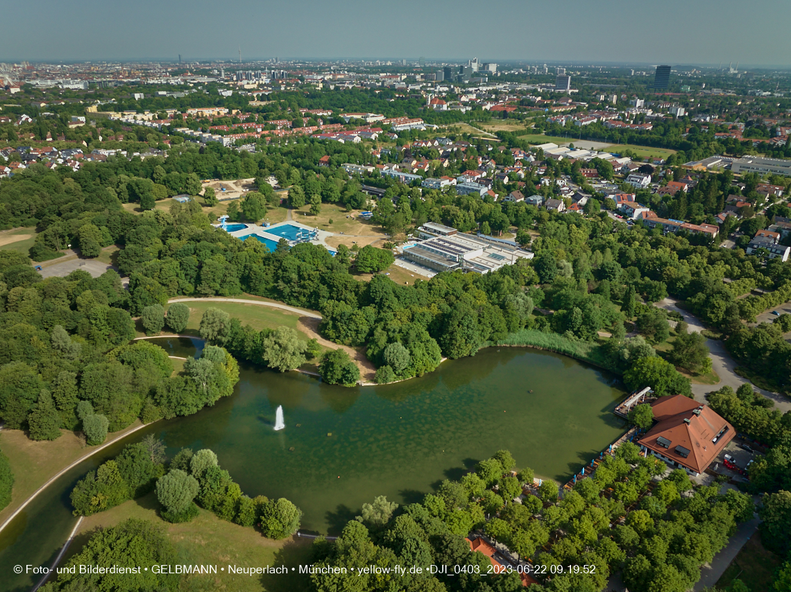 22.06.2023 - Baustelle Geothermie im Michaelibad in Berg am Laim und Neuperlach