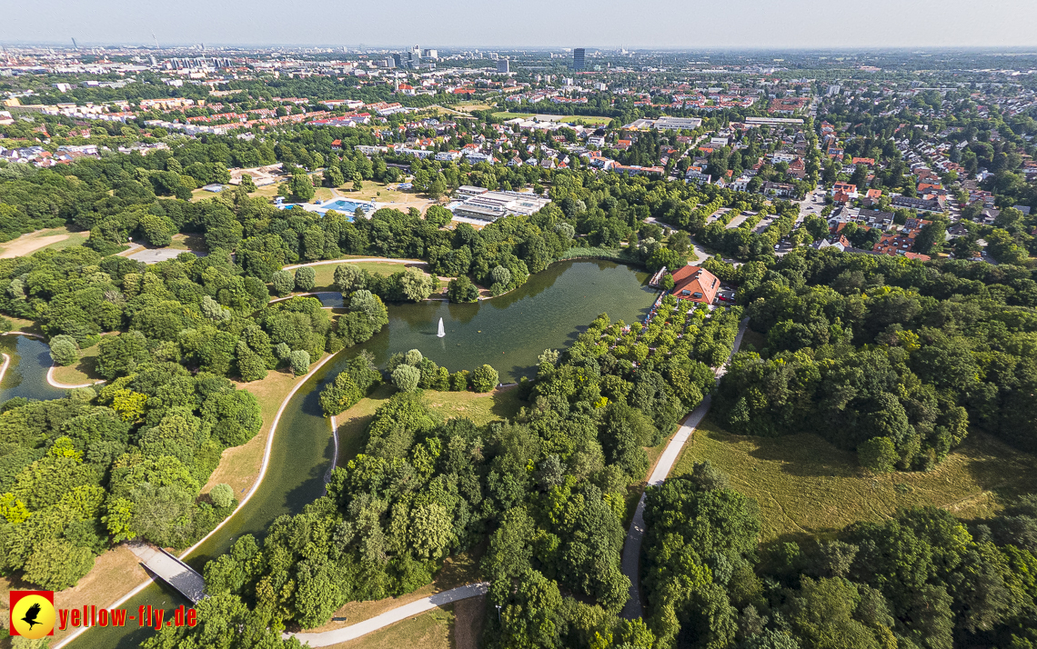 22.06.2023 - Ostpark mit See zwischen Berg am Laim und Neuperlach