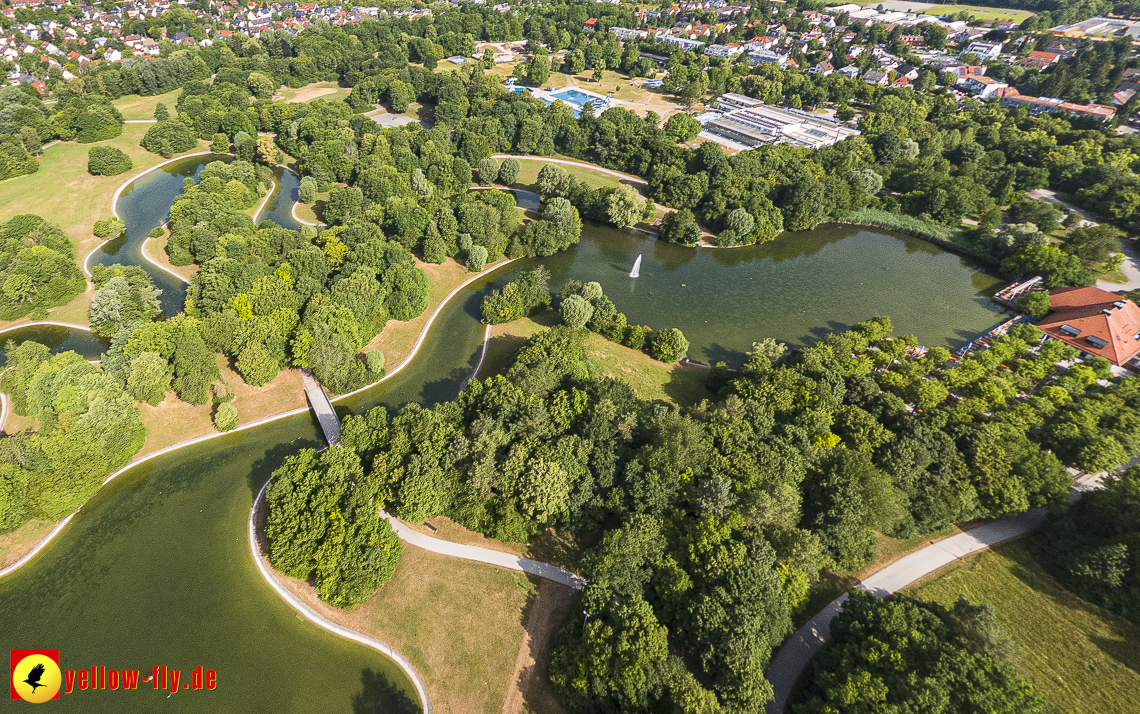 22.06.2023 - Ostpark mit See zwischen Berg am Laim und Neuperlach