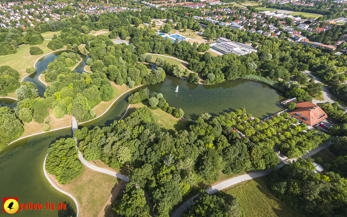 22.06.2023 - Ostpark mit See zwischen Berg am Laim und Neuperlach