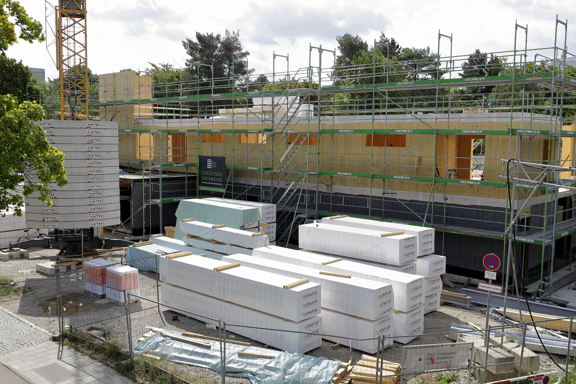19.07.2023 - Baustelle Haus für Kinder in Neuperlach