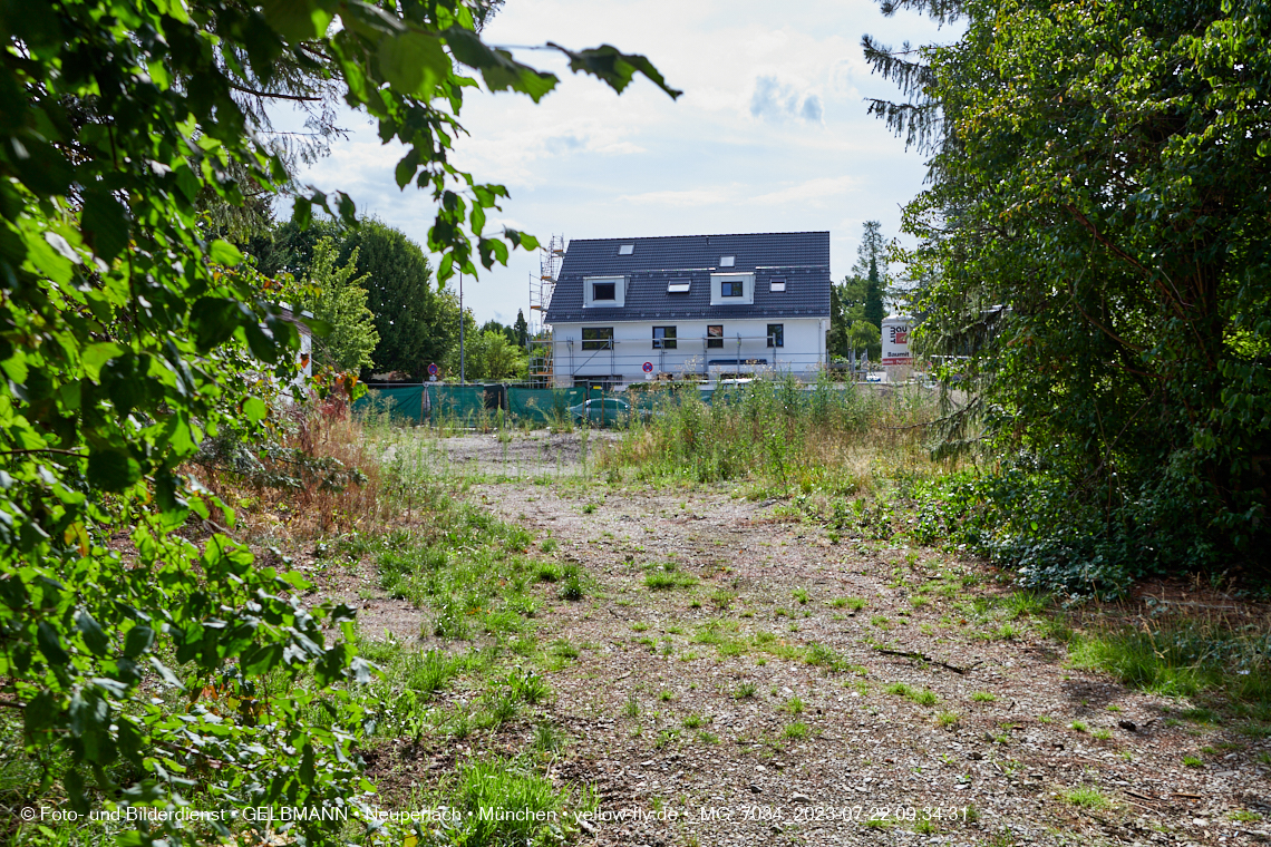 22.07.2023 - die Baustelle Nideralmstraße 16 in Neuperlach