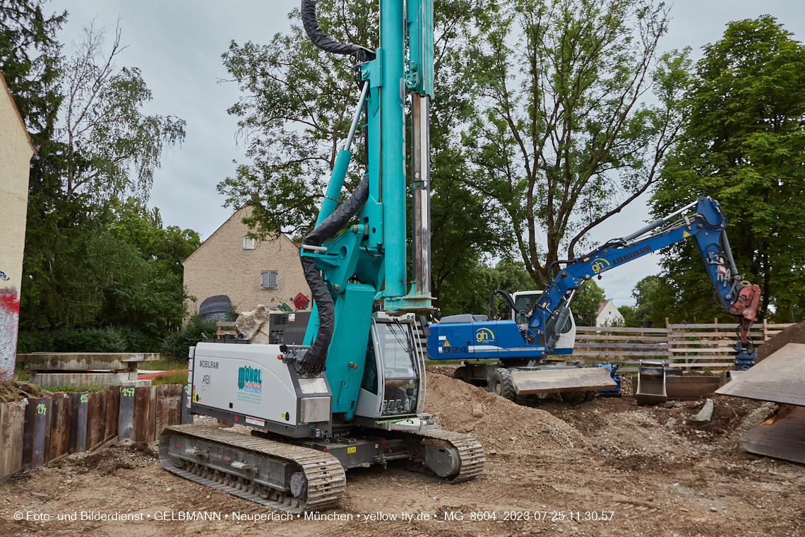 25.07.2023 - Baustelle Maikäfersiedlung in Berg am Laim und Neuperlach