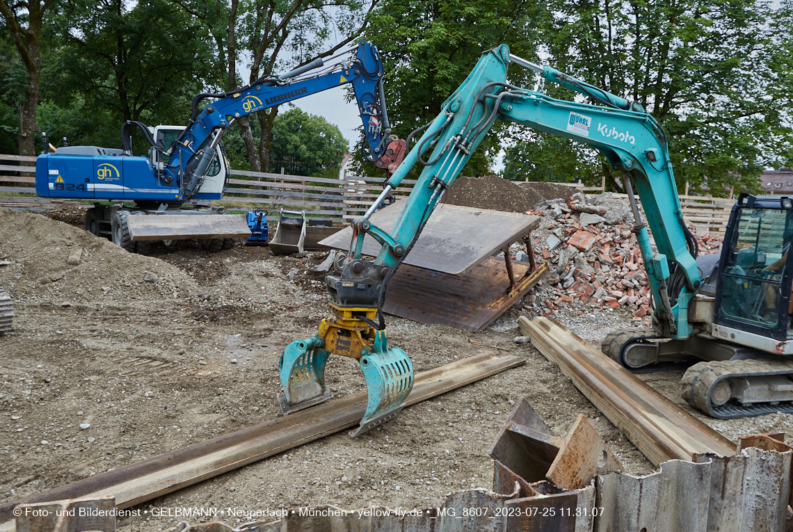 25.07.2023 - Baustelle Maikäfersiedlung in Berg am Laim und Neuperlach