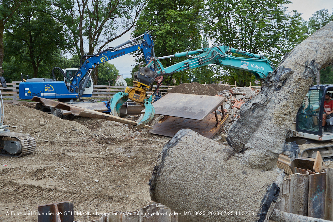 25.07.2023 - Baustelle Maikäfersiedlung in Berg am Laim und Neuperlach