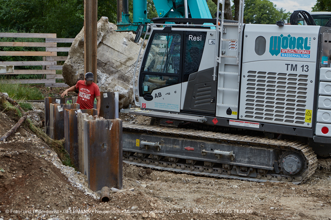 25.07.2023 - Baustelle Maikäfersiedlung in Berg am Laim und Neuperlach